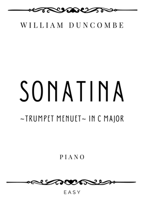 Duncombe - Sonatina in C Major (Trumpet Menuet) - Easy