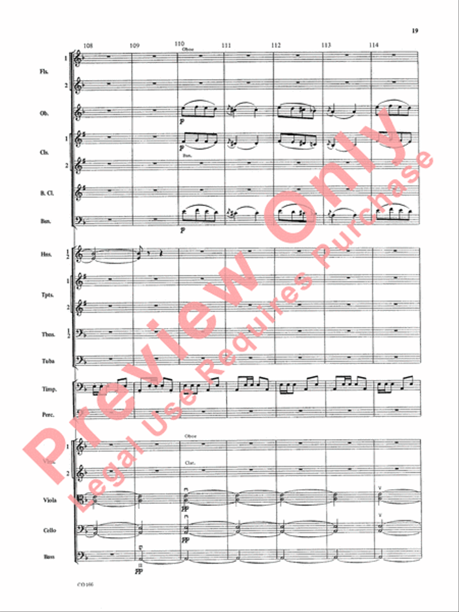 Bacchanale from Samson & Delilah (Score Only) Full Orchestra scores gallery preview page 22