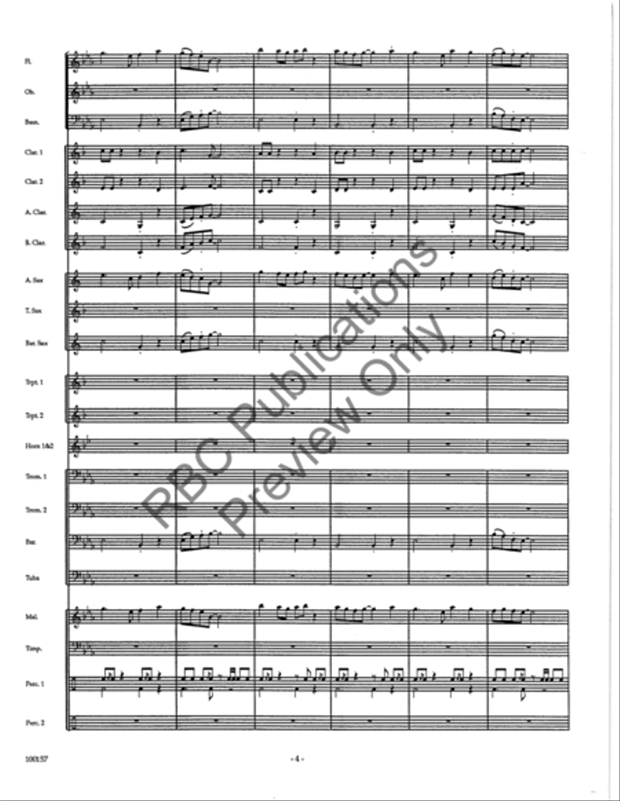 Dakota Morn (Score) Concert Band scores gallery preview page 6