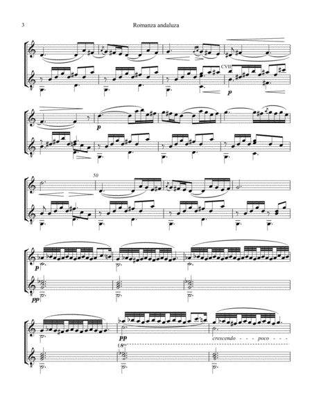 Romanza andaluza Op. 22 for violin and guitar image number null