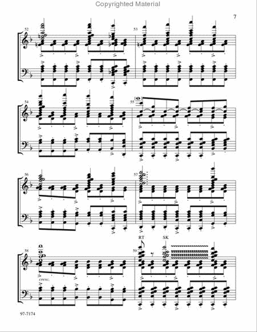 I Know That My Redeemer Lives (McChesney) Handbell Choir scores gallery preview page 5