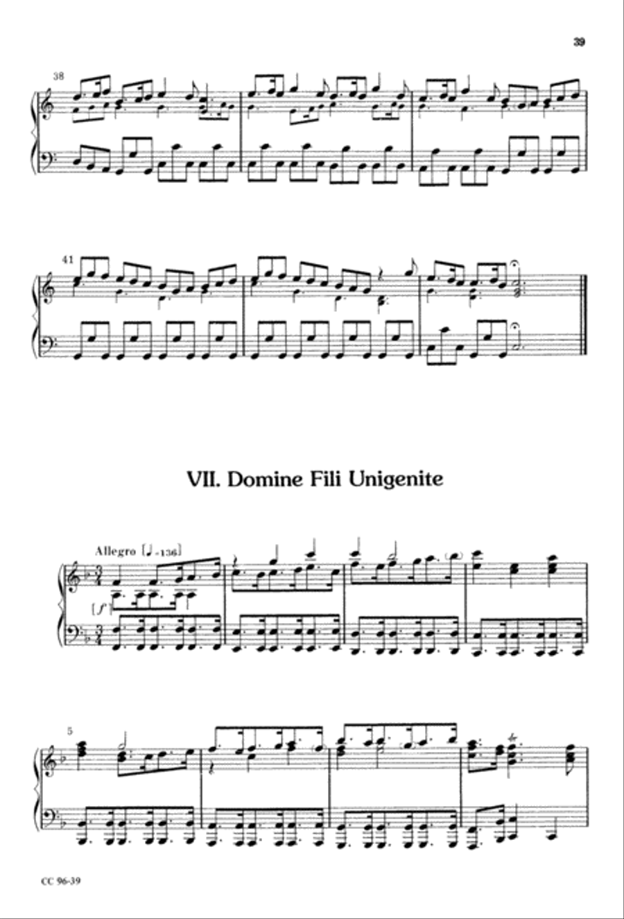 Gloria Gloria 4-Part scores gallery preview page 40