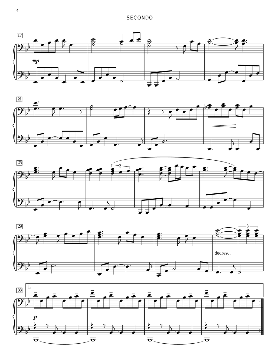 Endless Love Endless Love Piano Duet scores gallery preview page 3