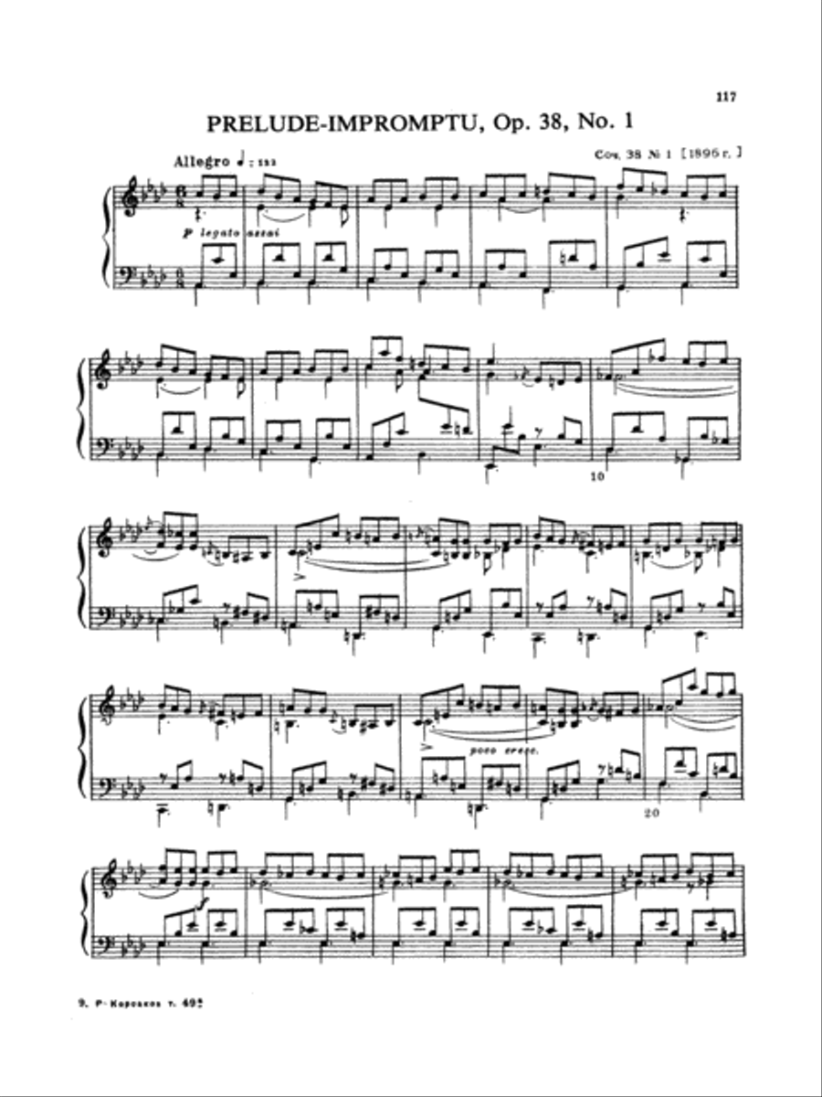 Rimsky-Korsakov: Piano Solos, Volume II Piano Solo scores gallery preview page 1