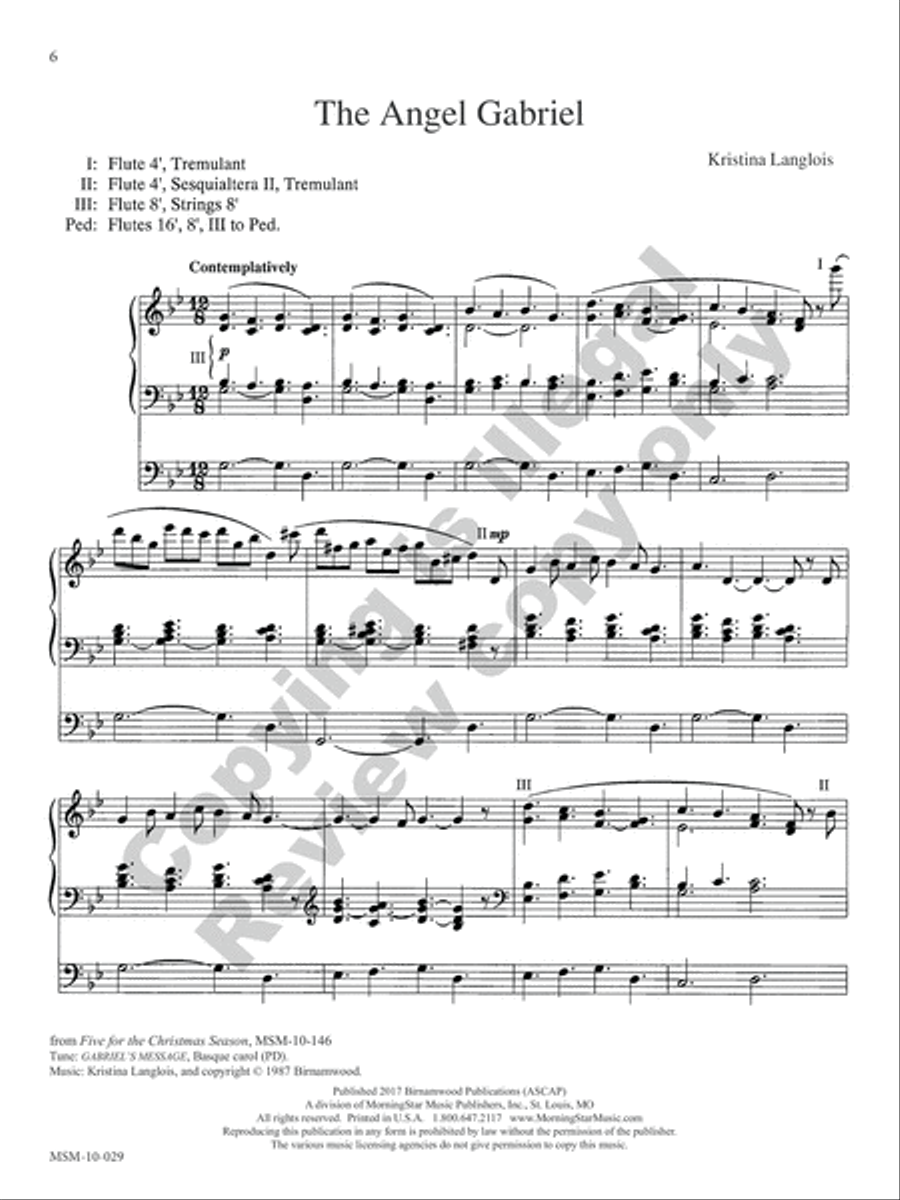 Hark! The Glad Sound Hark! The Glad Sound Organ scores gallery preview page 19