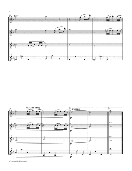 Albinoni Adagio - 3 Clarinets and Bass Clarinet image number null