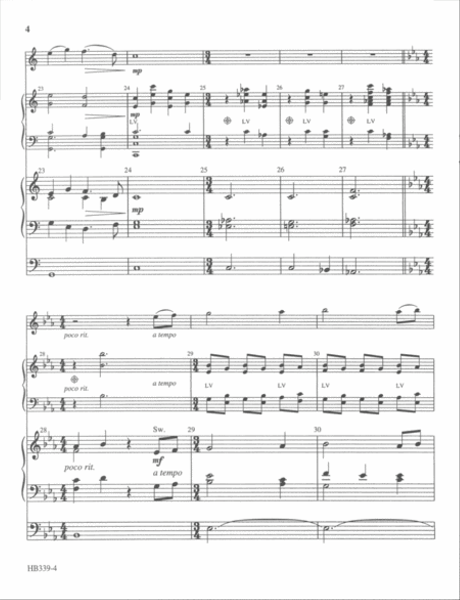 Savior, Shepherd, King of Love - full score Handbell Choir scores gallery preview page 9