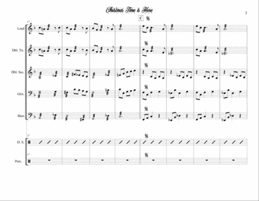 Christmas Time Is Here Steel Drum Band scores gallery preview page 3