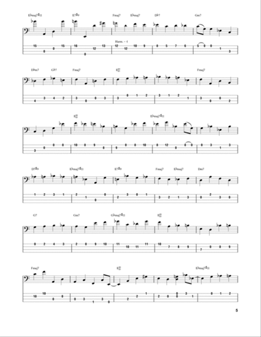 E.S.P. Guitar Tablature scores gallery preview page 5