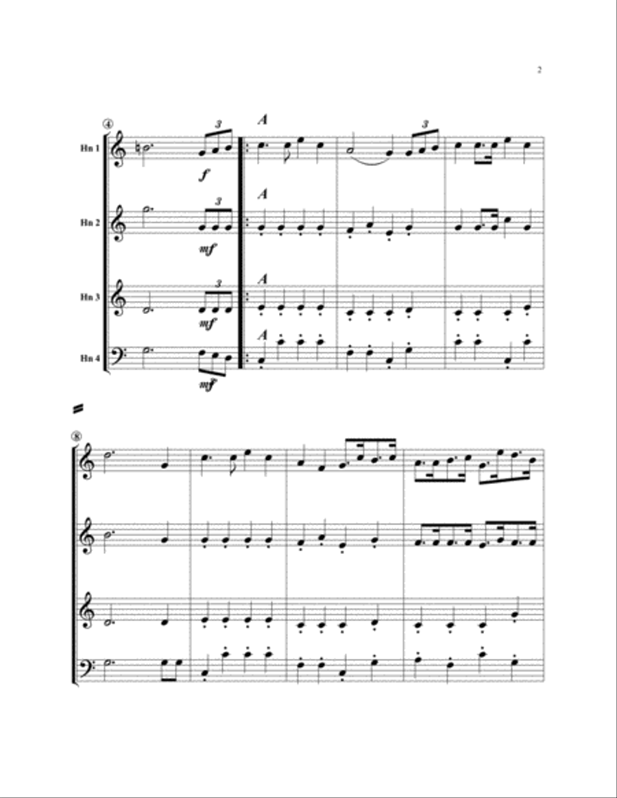 Arrival Brass Ensemble scores gallery preview page 2