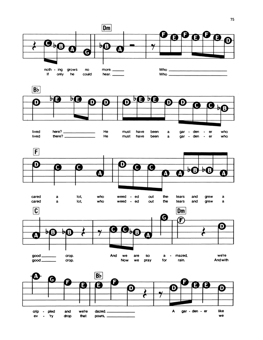 Empty Garden (Hey Hey Johnny) Electronic Keyboard scores gallery preview page 3