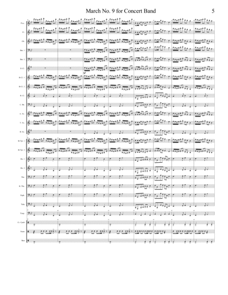 March No. 9 for Concert Band image number null