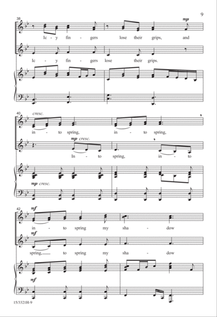 Winter Looking Back SSA scores gallery preview page 8