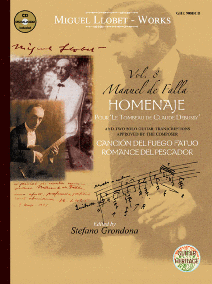 Manuel de Falla: Homenaje Vol. 8 Classical Guitar scores gallery preview page 1