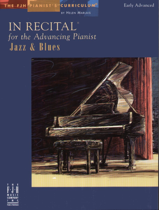 Book cover for In Recital for the Advancing Pianist, Jazz & Blues