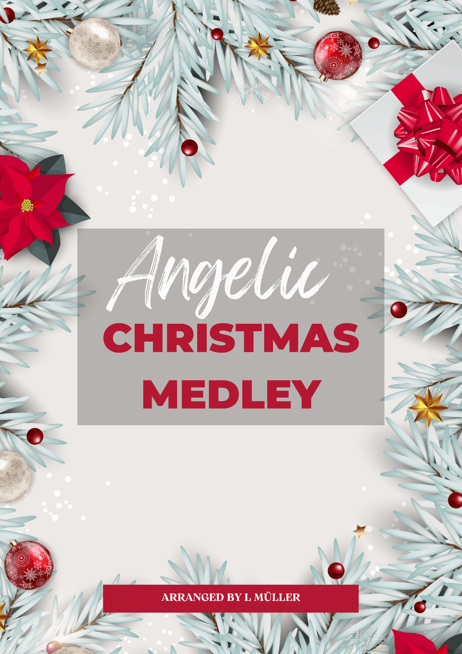 Angelic Christmas Medley 4-Part scores gallery preview page 1