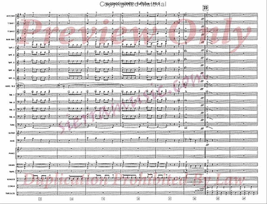 El Congo Valiente Jazz Ensemble scores gallery preview page 4