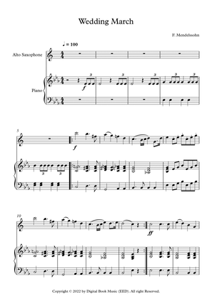 Wedding March - Felix Bartholdy Mendelssohn (Alto Sax + Piano)
