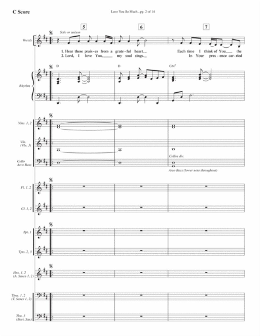 Love You So Much Voice scores gallery preview page 2