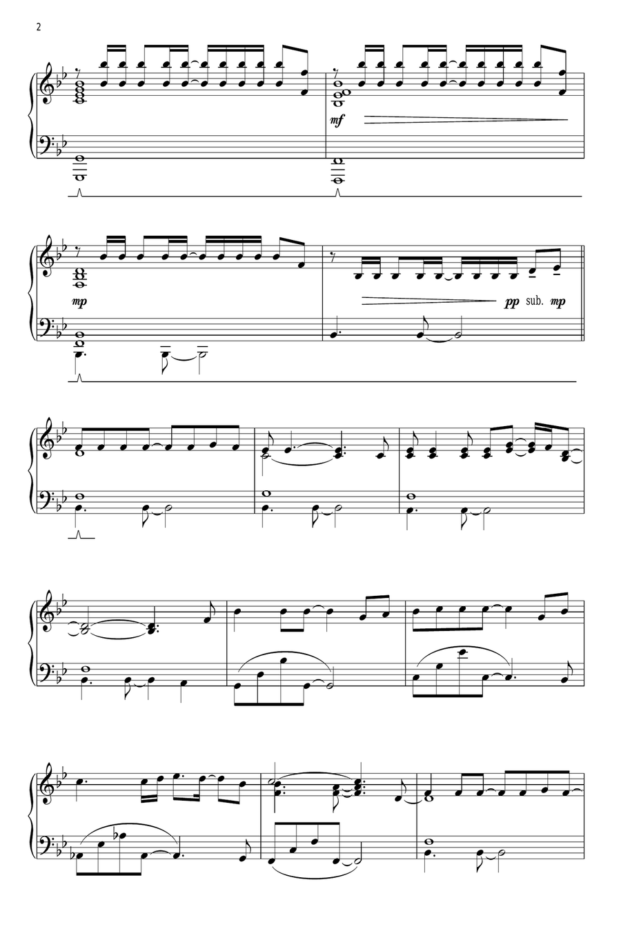 Circle Of Life (from The Lion King) Piano Solo scores gallery preview page 2