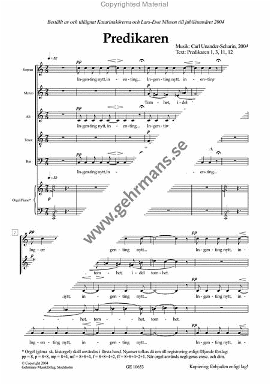 Predikaren Predikaren Choir scores gallery preview page 2