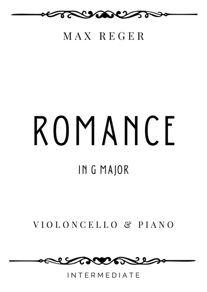 Reger - Romance in G Major - Intermediate image number null