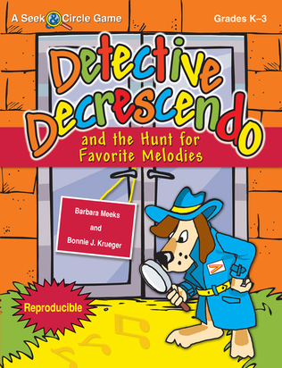 Book cover for Detective Decrescendo and the Hunt for Favorite Melodies