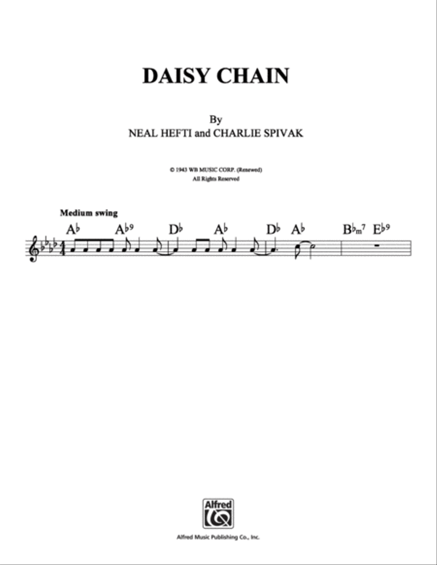 Daisy Chain Daisy Chain School and Community scores gallery preview page 1