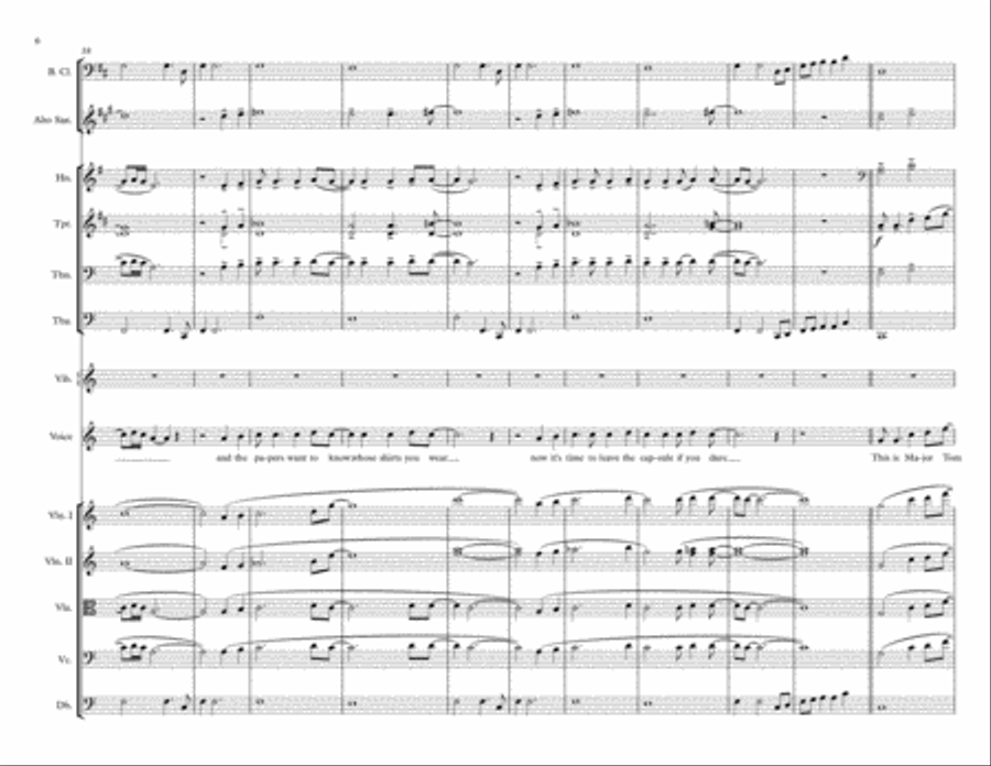 Space Oddity Large Ensemble scores gallery preview page 6