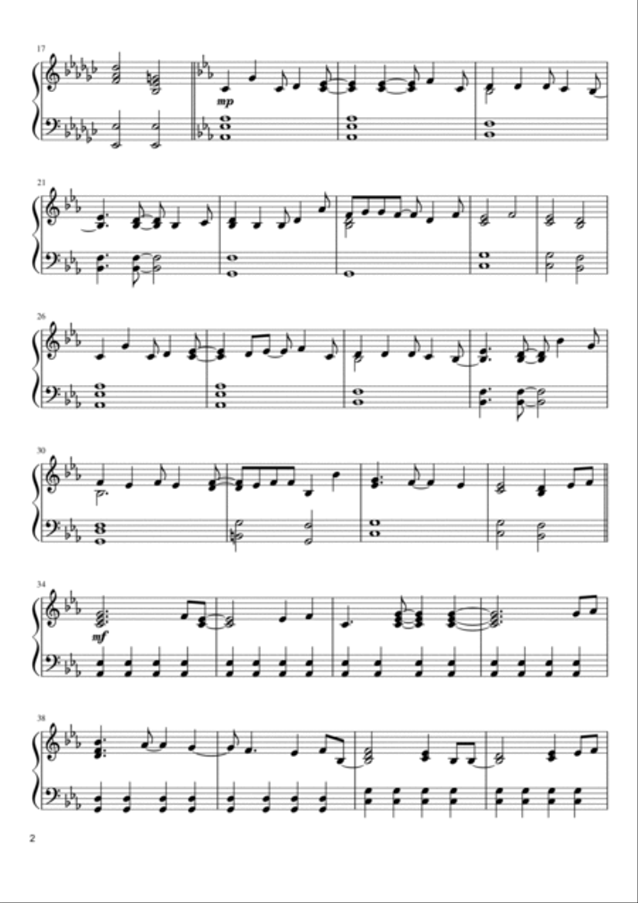 Connect Piano Solo scores gallery preview page 2