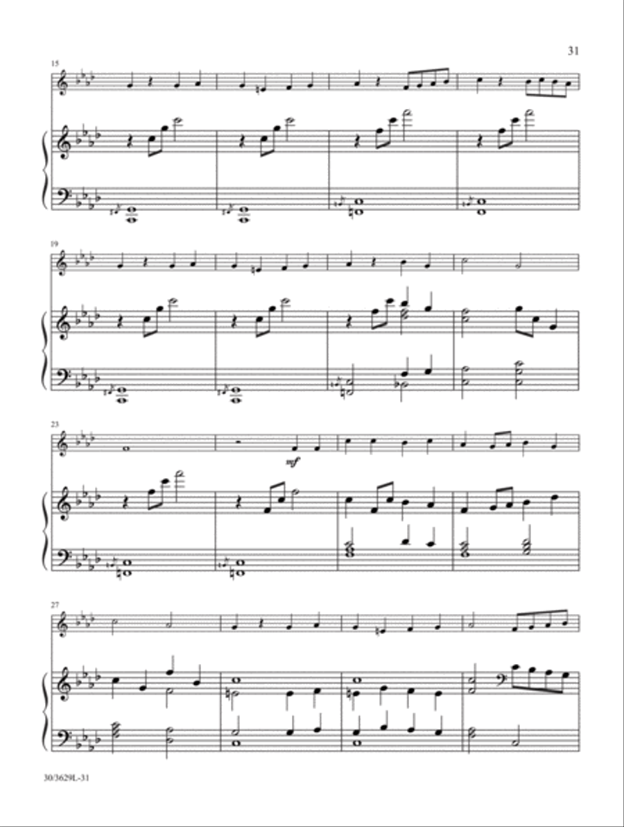 Trumpet Solos for Christmas Trumpet Solo scores gallery preview page 12