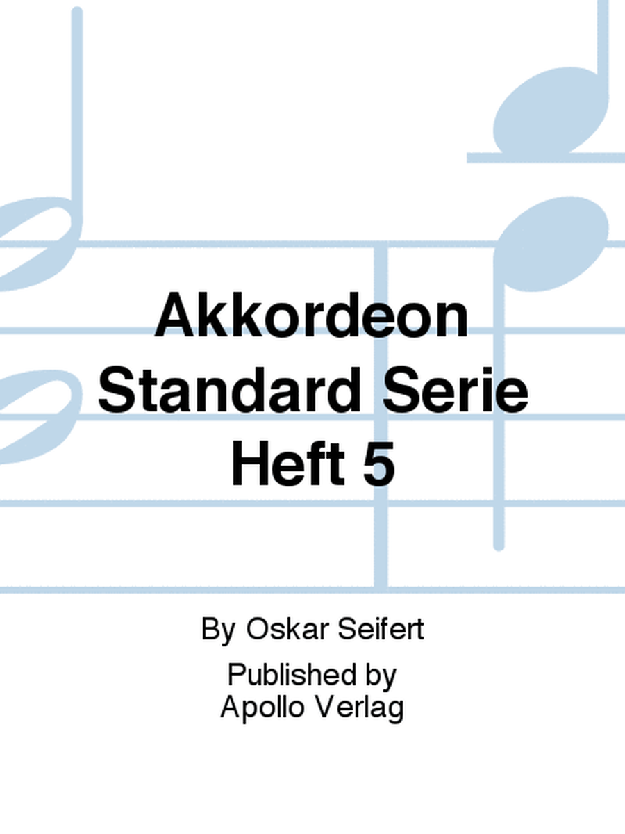 Akkordeon Standard Serie Heft 5
