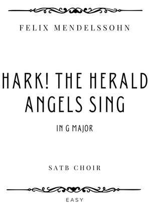Mendelssohn - Hark! The Herald Angels Sing in G Major - Easy