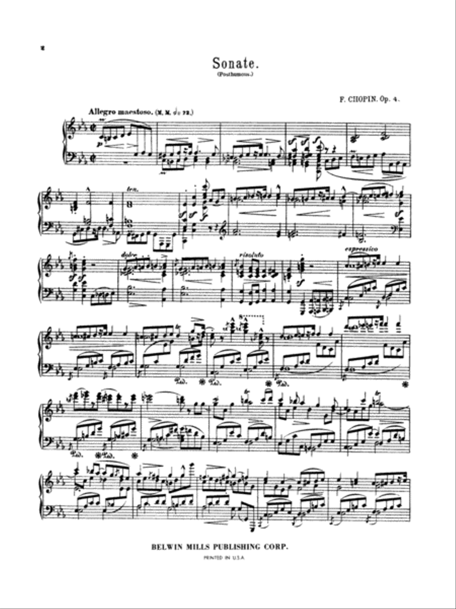 Three Sonatas Piano Solo scores gallery preview page 3