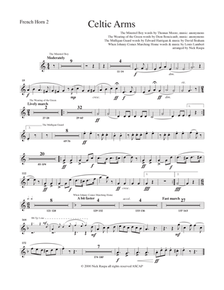 Celtic Arms - French Horn 2 part