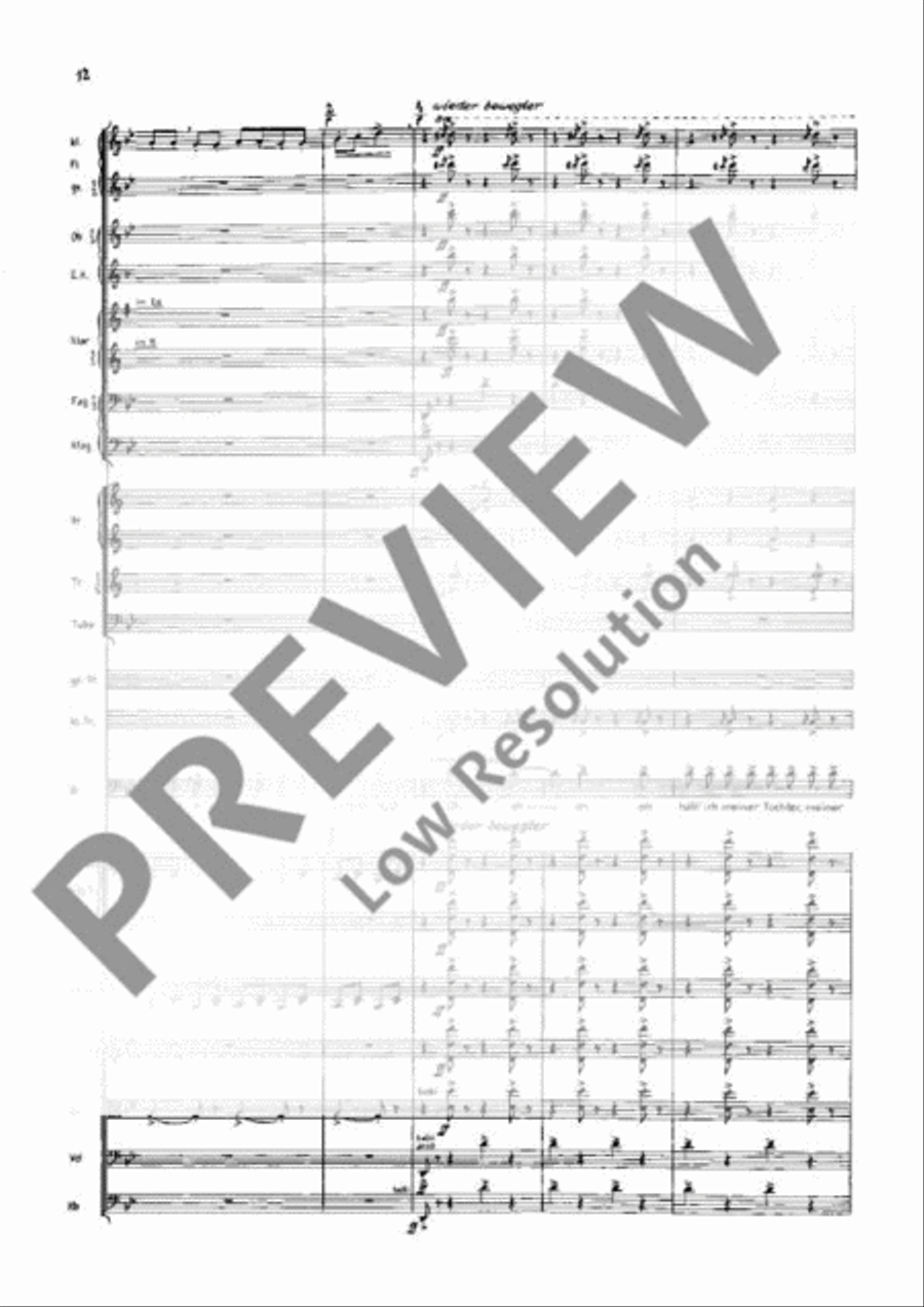 The wise woman Orchestra scores gallery preview page 17