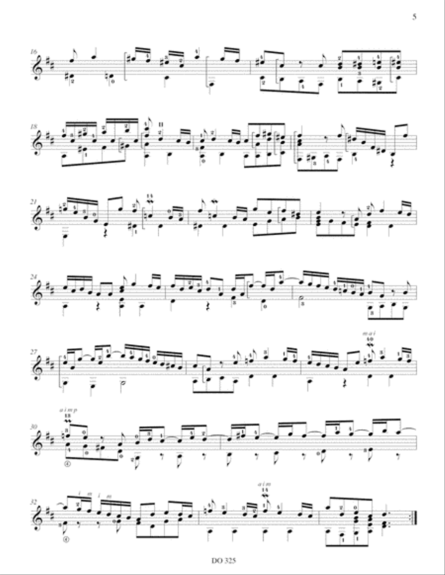 Sonate VI, RV 46 Sonate VI, RV 46 Classical Guitar scores gallery preview page 5