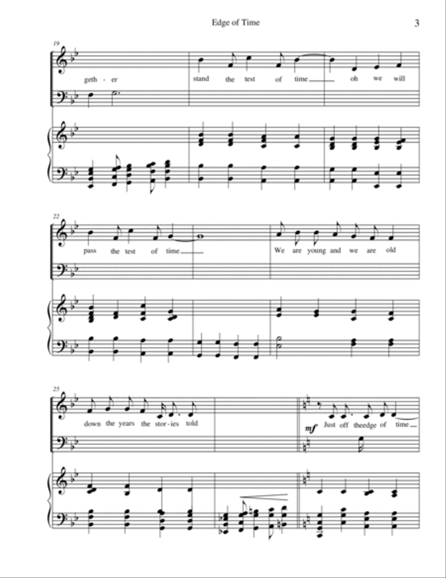Edge of Time Edge of Time Voice scores gallery preview page 3