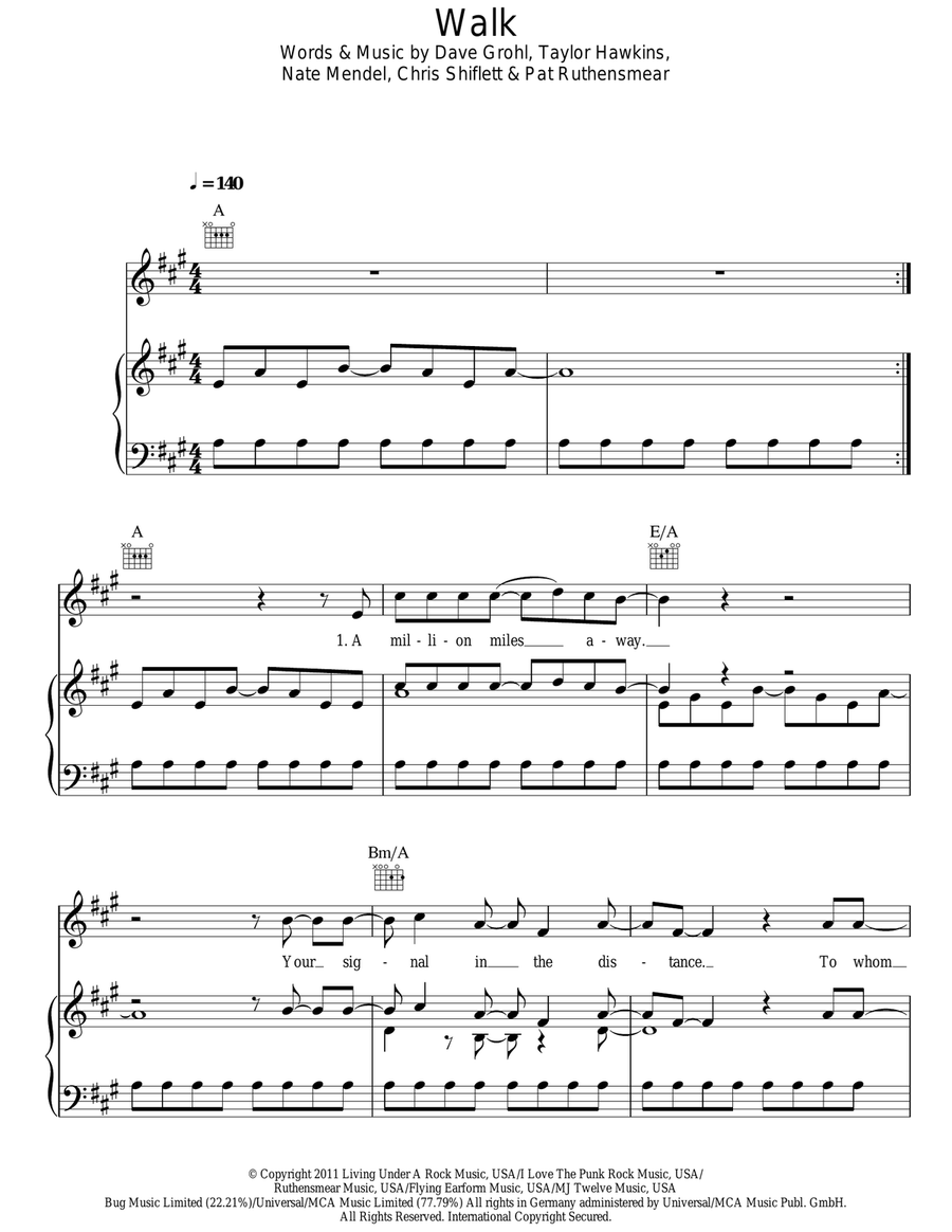 Walk Walk Acoustic Guitar scores gallery preview page 1