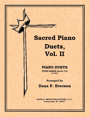 Book cover for Sacred Piano Duets Vol. II (4 hds)