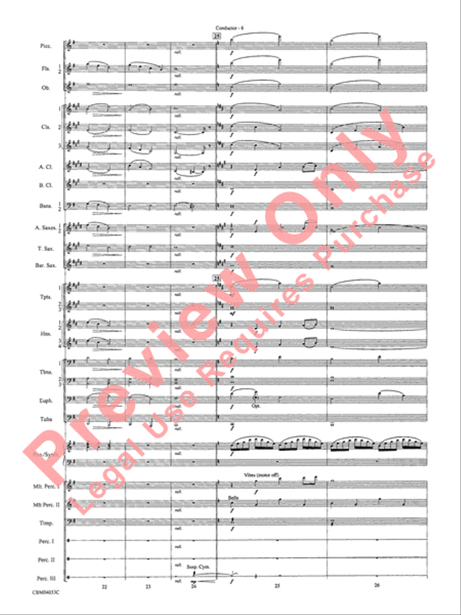 The Polar Express, Concert Suite from Concert Band scores gallery preview page 8