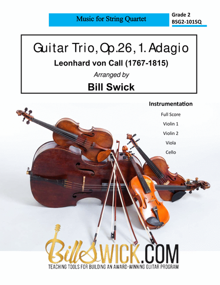 Guitar Trio, Op. 26 I. Adagio image number null
