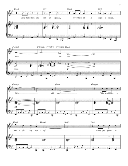 Love For Sale [Jazz version] (from The New Yorkers) (arr. Brent Edstrom)