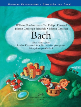 Book cover for Bach Easy Piano Pieces – Musical Expeditions Series
