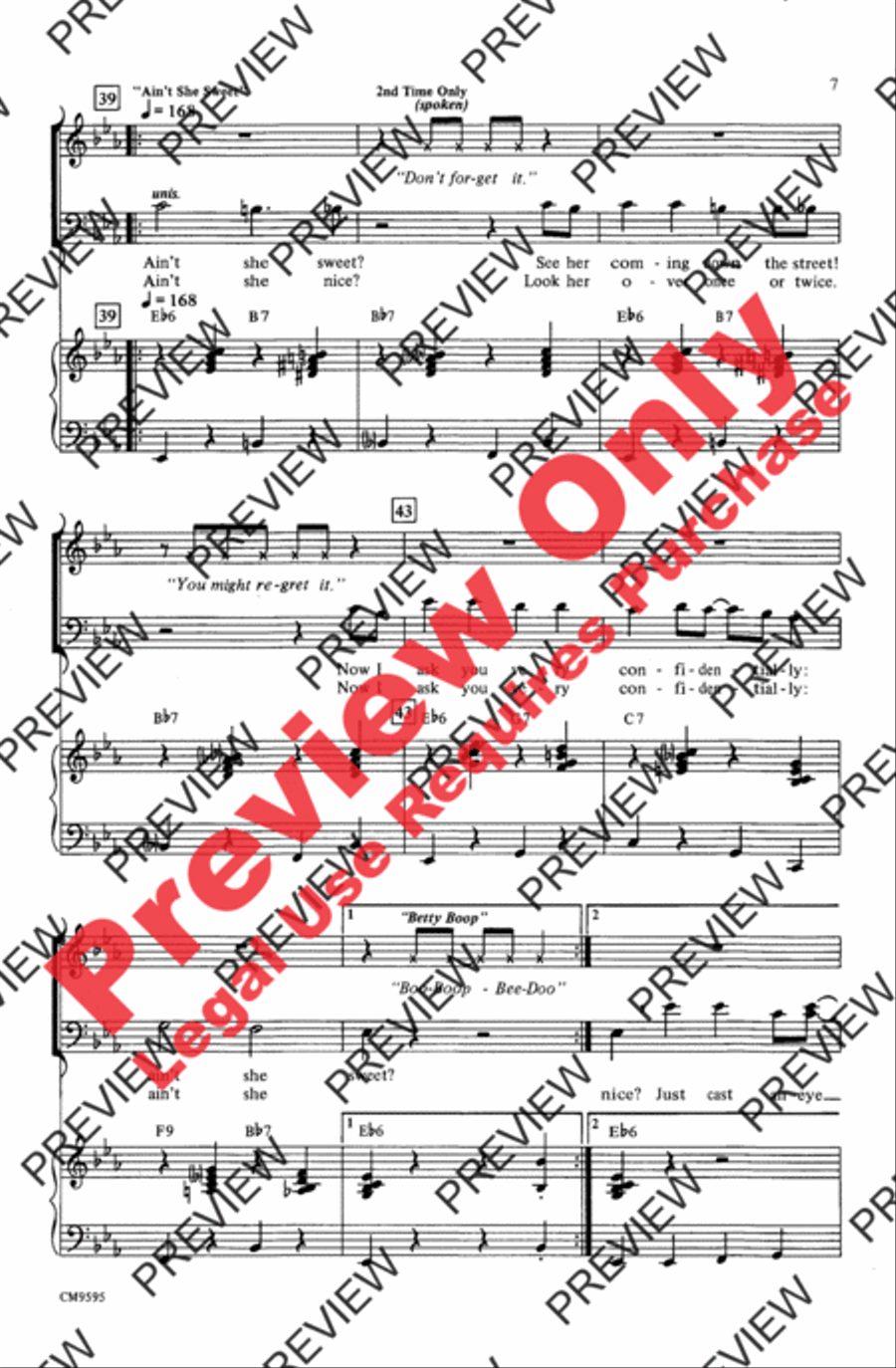 Anything Goes! (A '20s Medley) 4-Part scores gallery preview page 6