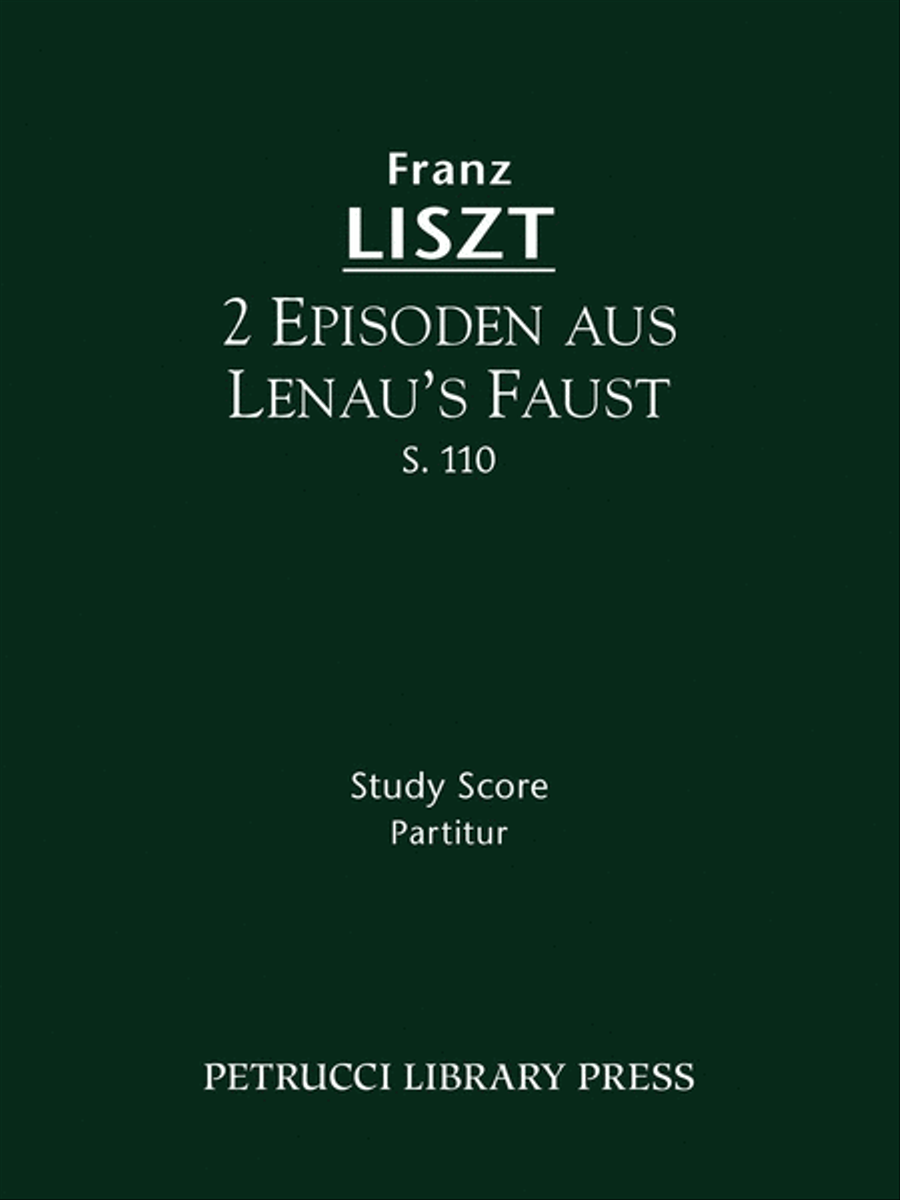 2 Episoden aus Lenau's Faust, S.110 Orchestra scores gallery preview page 1