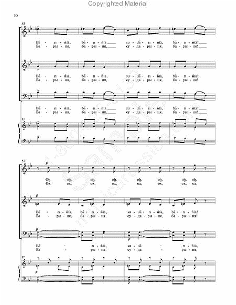 Mistress Mistress 3-Part scores gallery preview page 9