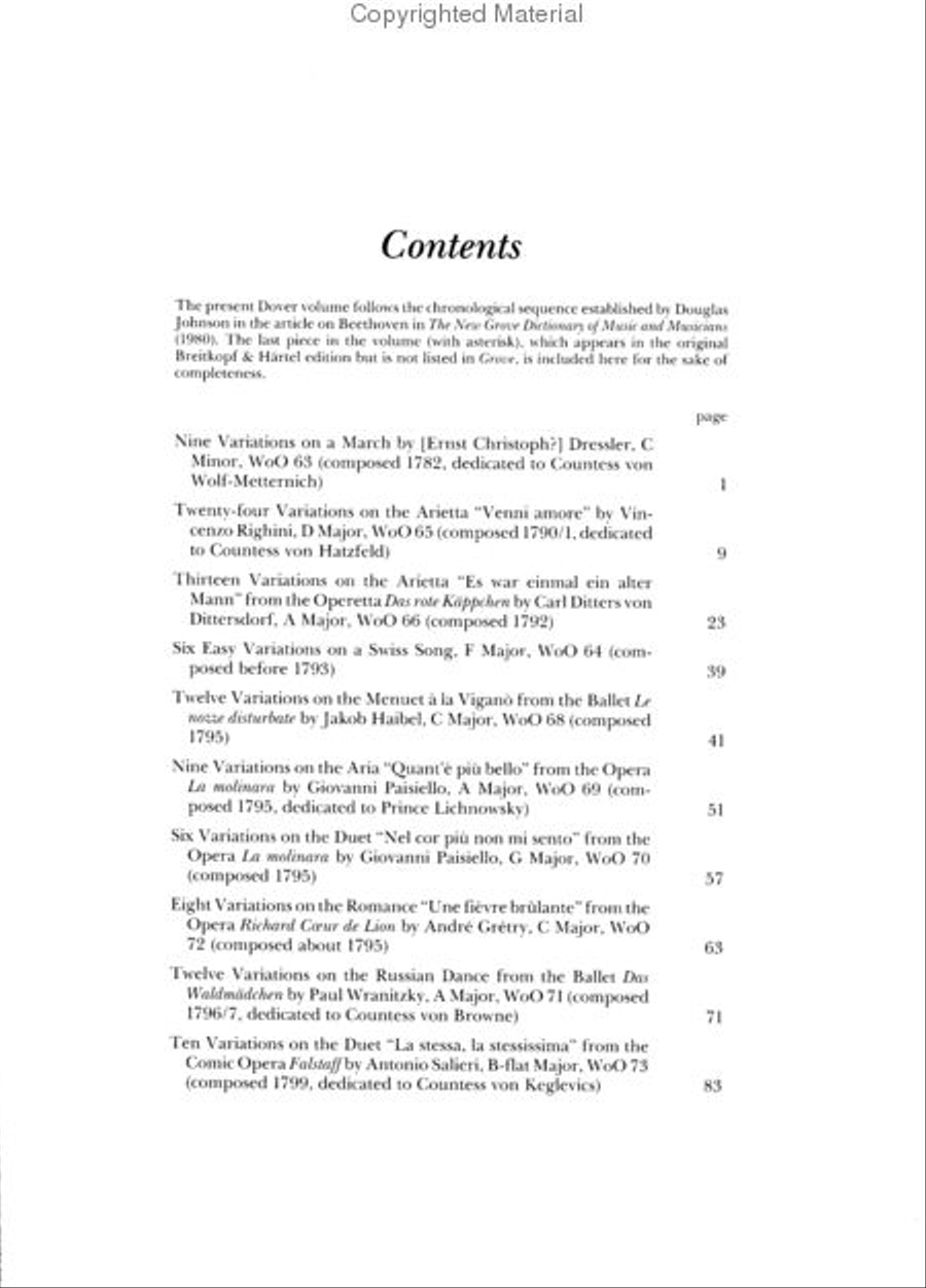 Complete Variations for Solo Piano Piano Solo scores gallery preview page 2