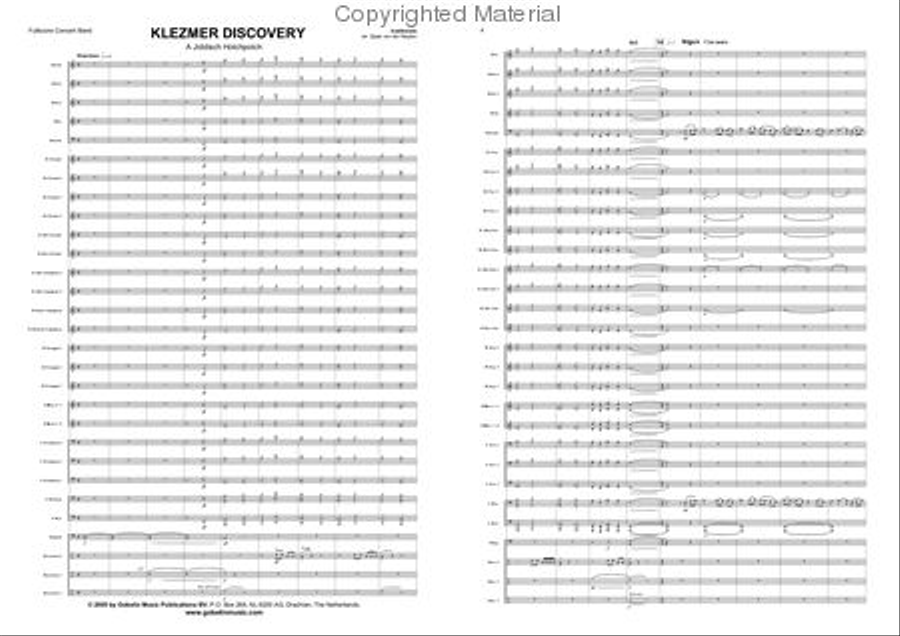 Klezmer Discovery Concert Band scores gallery preview page 2