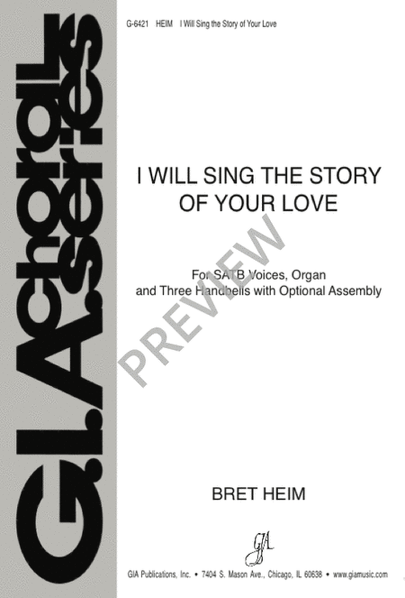 I Will Sing the Story of Your Love image number null